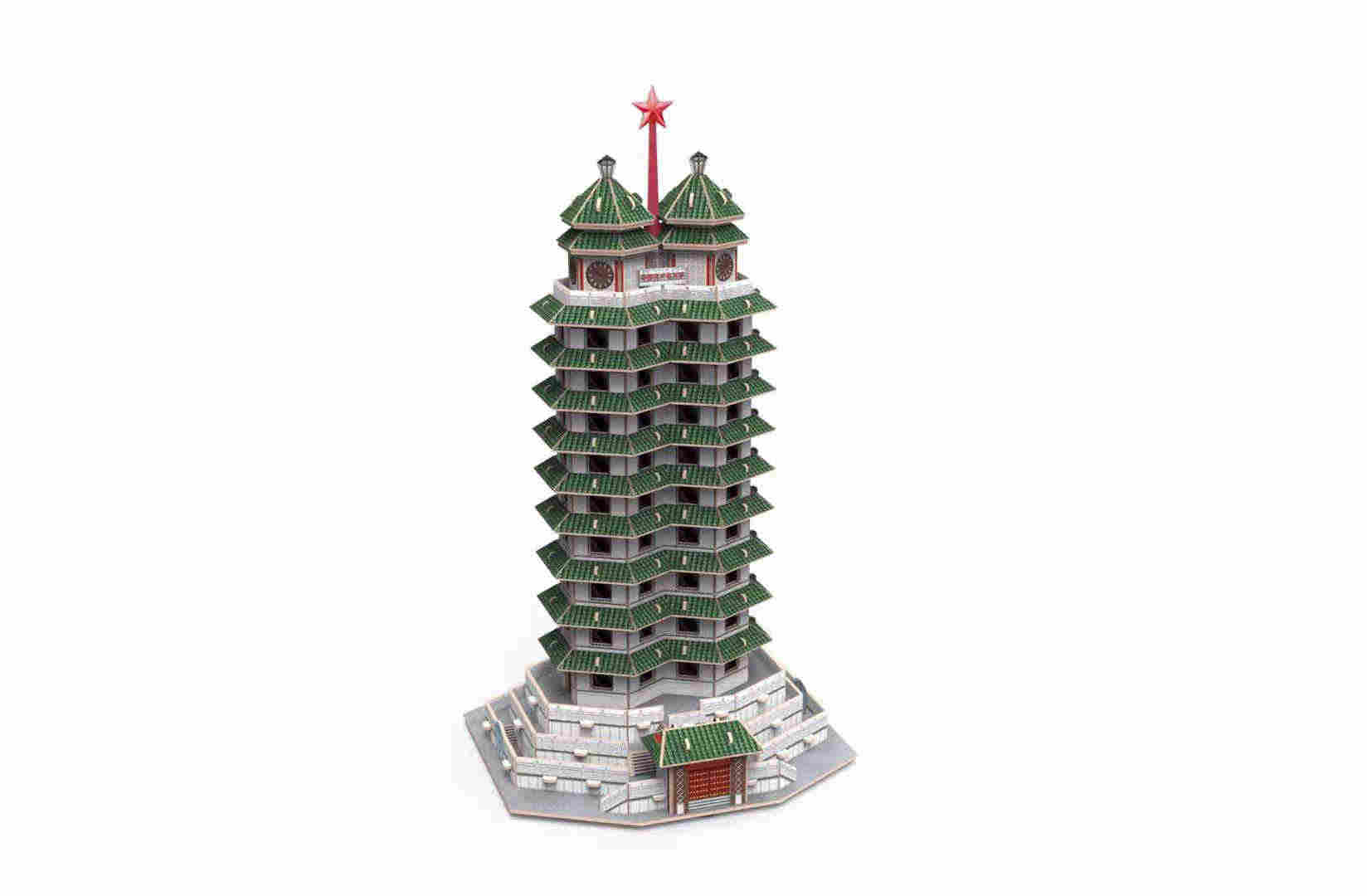 《二七纪念塔建筑拼装模型》